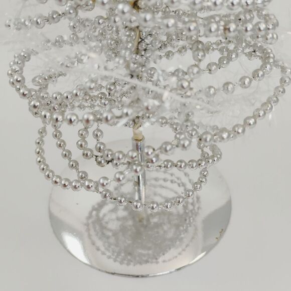 Christmas Tree Beaded Bendable Silver - Picture 4 of 15